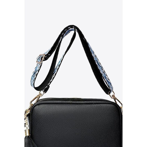 PU Leather Tassel Crossbody Bag - Picture 6 of 15